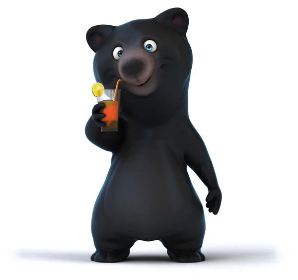 Fun cartoon bear — Stock Photo, Image