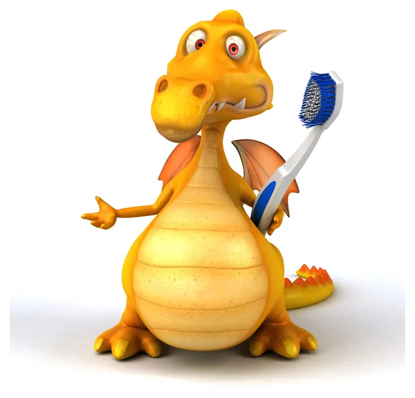 Fun cartoon dragon — Stock Photo, Image