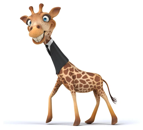 Zabawa kreskówki żyrafa — Zdjęcie stockowe