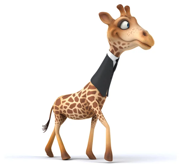 Girafe de dessin animé amusant — Photo