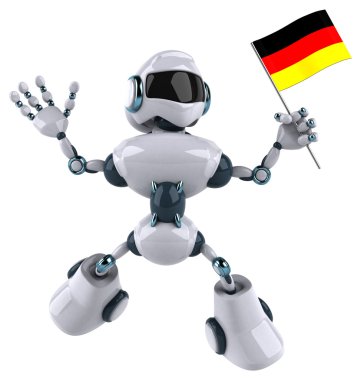Cartoon robot çizimi