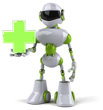 Cartoon robot çizimi