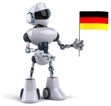 Cartoon robot çizimi