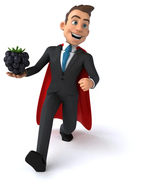 Fun cartoon businessman — Stock Photo, Image