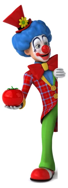 Fun cartoon clown — Stock Photo, Image