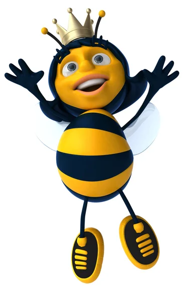 Roliga tecknade bee — Stockfoto