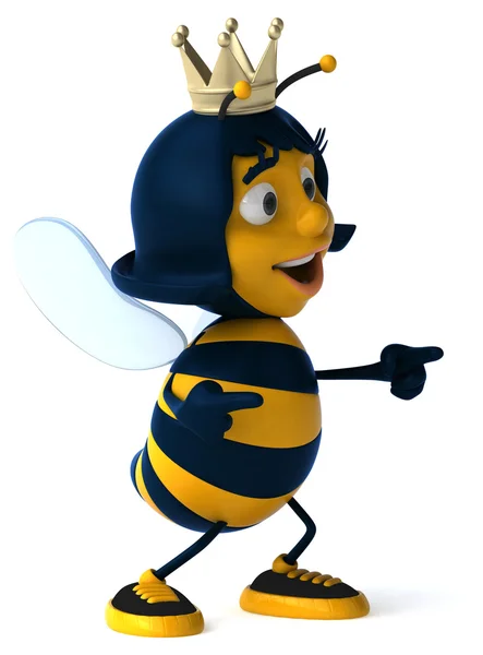 Fun cartoon bee — Stock Photo, Image