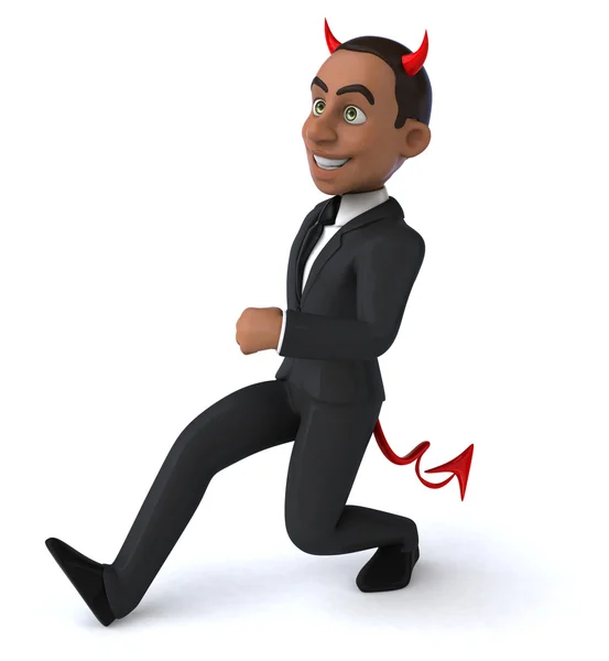 Fun cartoon businessman — Stock Photo, Image