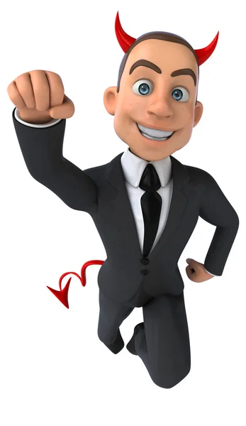 Fun cartoon businessman — Stock Photo, Image