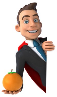 Eğlenceli karikatür işadamı