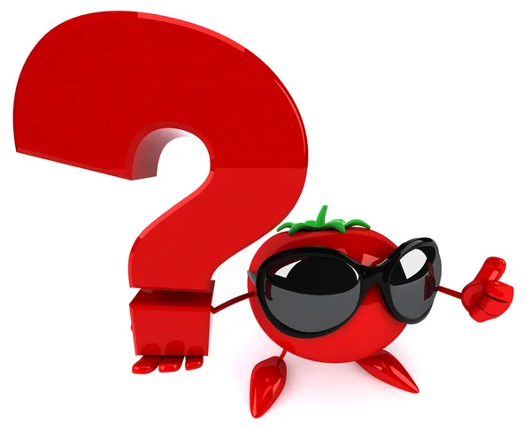 Funny cartoon tomato — Stock Photo, Image