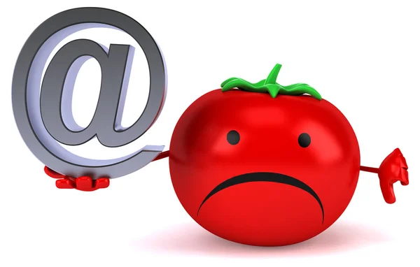 Funny cartoon tomato — Stock Photo, Image