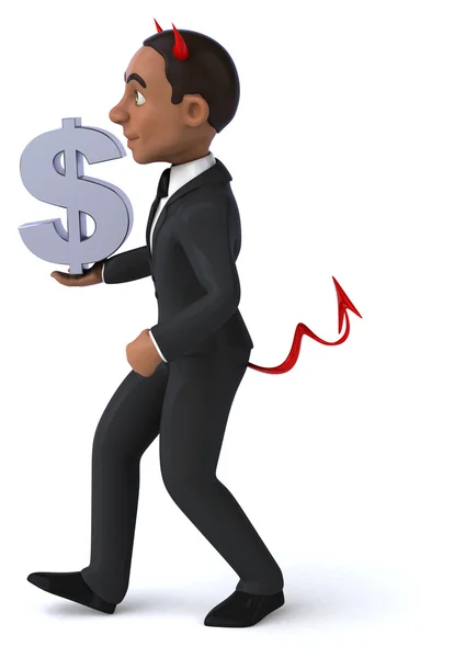 Fun cartoon businessman — Stock Photo, Image