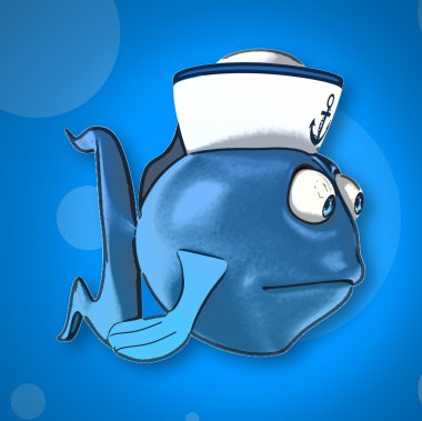 eğlenceli çizgi film balık