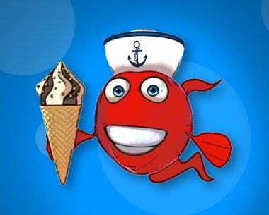 eğlenceli çizgi film balık