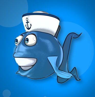 eğlenceli çizgi film balık