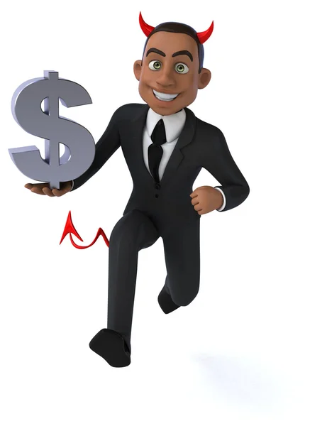 Fun cartoon businessman — Stock Photo, Image