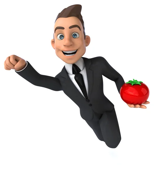 Fun cartoon businessman — Stock Photo, Image