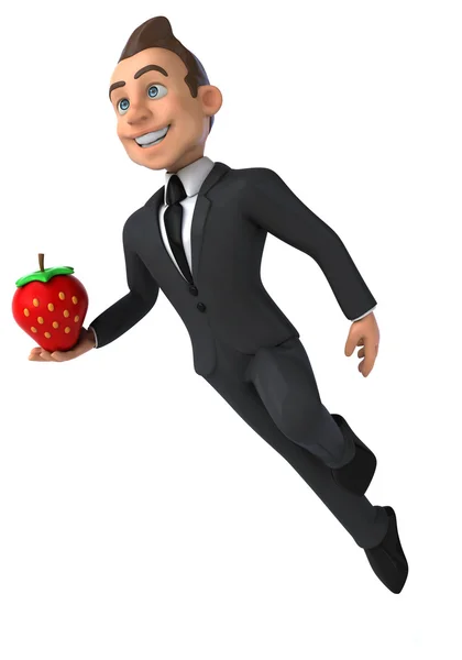 Fun cartoon businessman — Stock Photo, Image