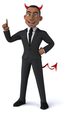 Eğlenceli şeytan işadamı