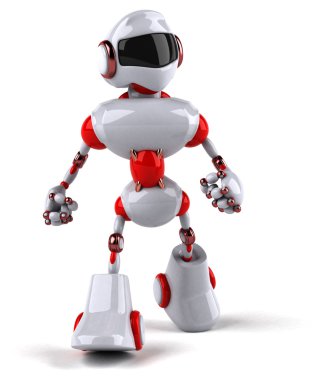 Eğlenceli çizgi film robot