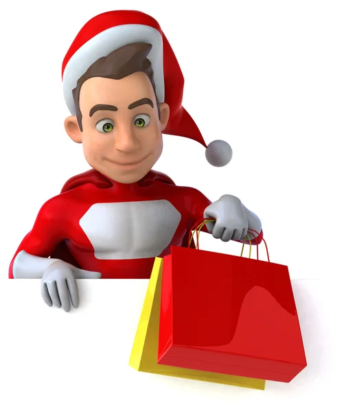 Fun santa claus — Stock Photo, Image