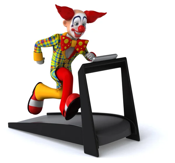 Fun cartoon clown — Stock Photo, Image