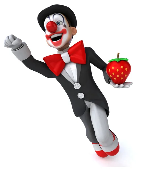 Roliga tecknade clown — Stockfoto