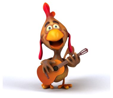 Eğlenceli çizgi film tavuk