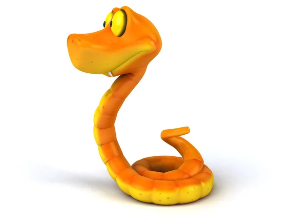 Fun cartoon snake — Stock Photo, Image