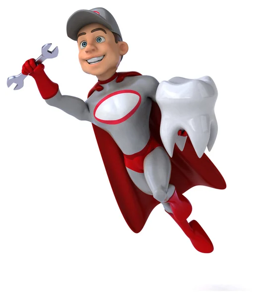 Cartoon-Supermechaniker — Stockfoto