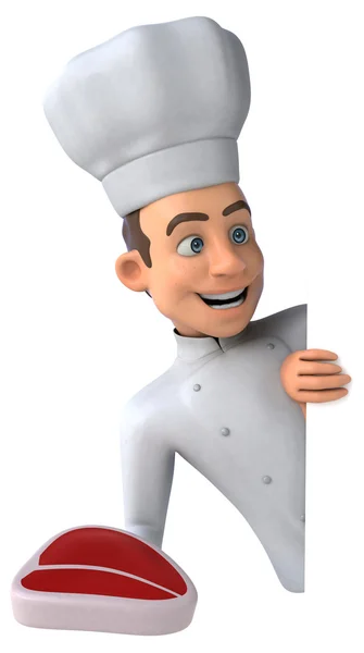 Fun cartoon chef — Stock Photo, Image