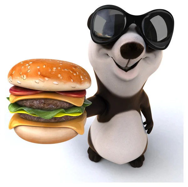 Fun cartoon panda — Stock Photo, Image