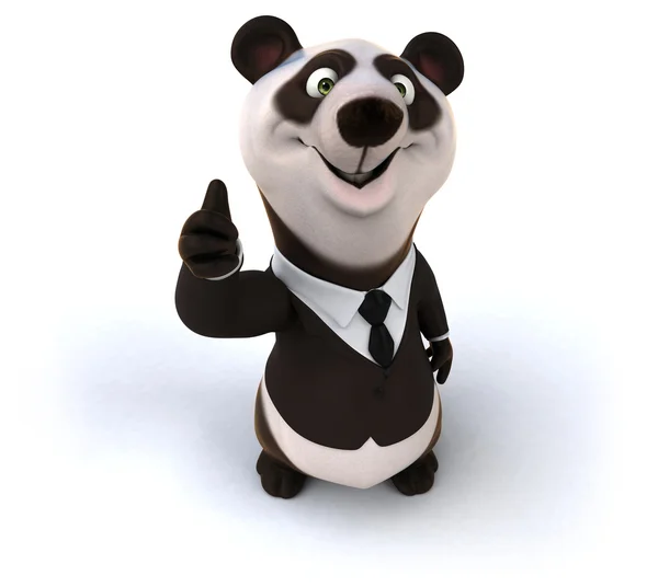 Spaß Cartoon Panda — Stockfoto