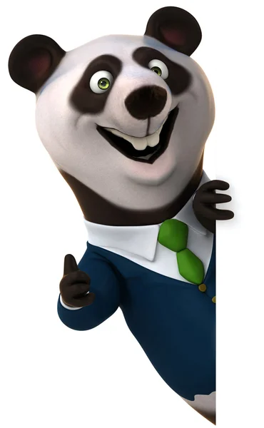 Fun cartoon panda — Stock Photo, Image