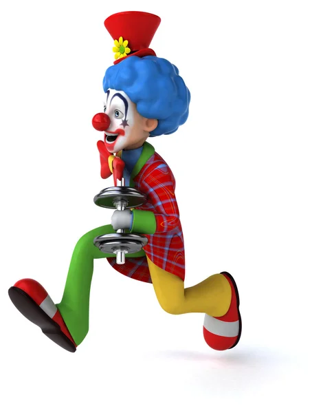 Leuke cartoon clown — Stockfoto