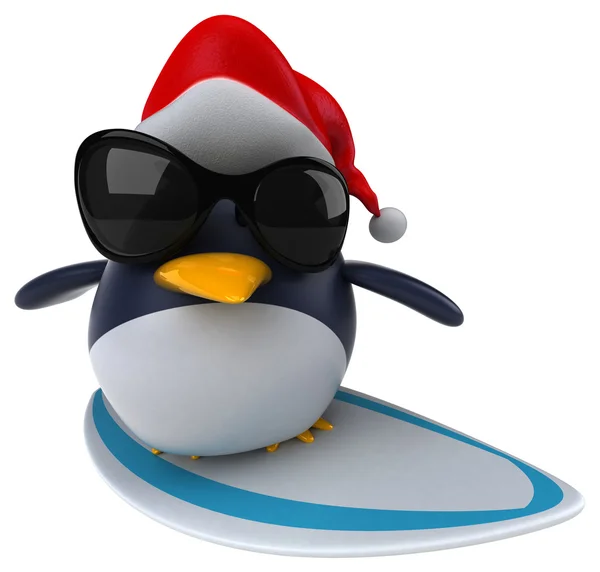 Leuke cartoon pinguïn — Stockfoto