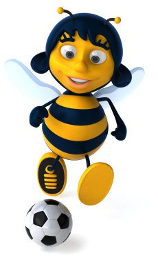 Komik arı plaing futbol