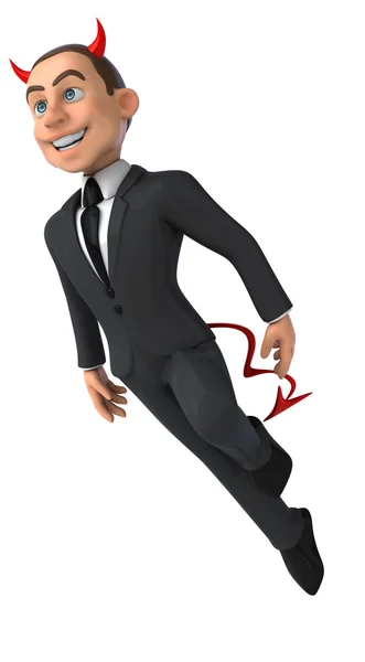 Fun cartoon businessman — Stock Photo, Image