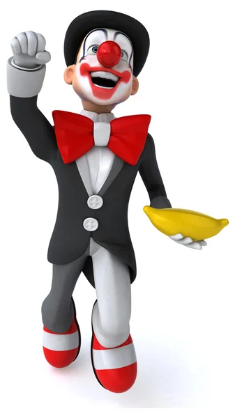 Spaß Cartoon Clown — Stockfoto