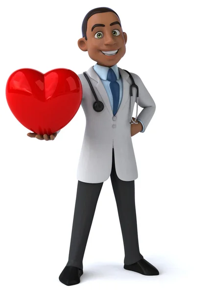 Fun cartoon doctor — Stock Photo, Image