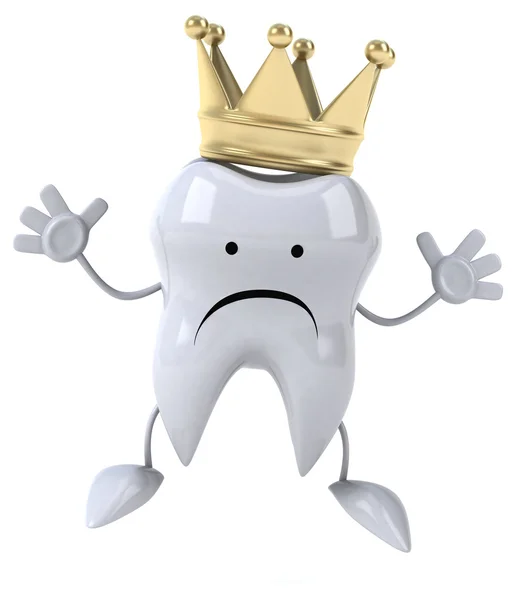 Funny cartoon tooth — Stock Photo, Image