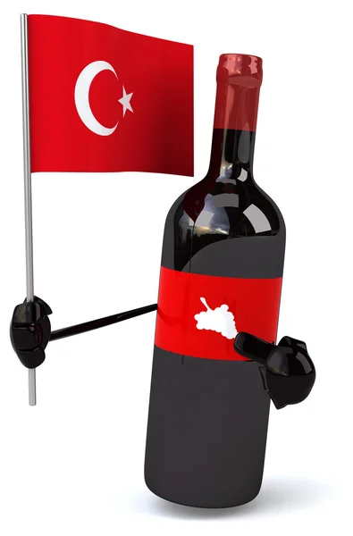 Fun cartoon Wine — Stock Photo, Image