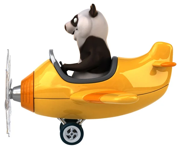 Fun cartoon panda — Stock Photo, Image