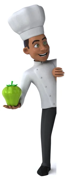 Leuke cartoon chef-kok — Stockfoto