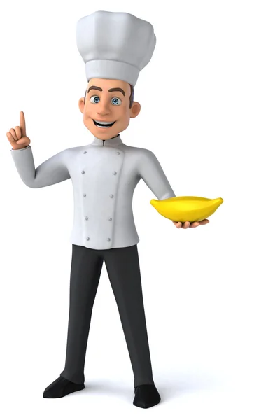 Leuke cartoon chef-kok — Stockfoto