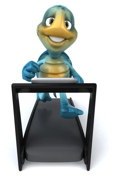 Funny cartoon turtle — Stock Photo, Image