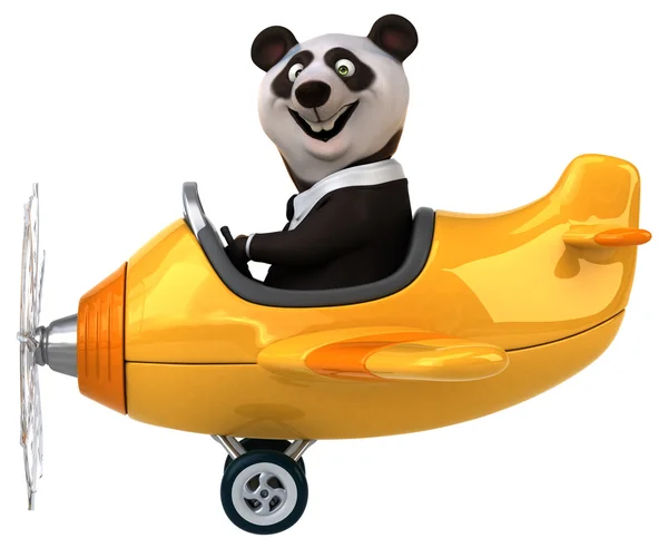 Fun cartoon panda — Stock Photo, Image