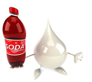 Eğlenceli çizgi film süt damla