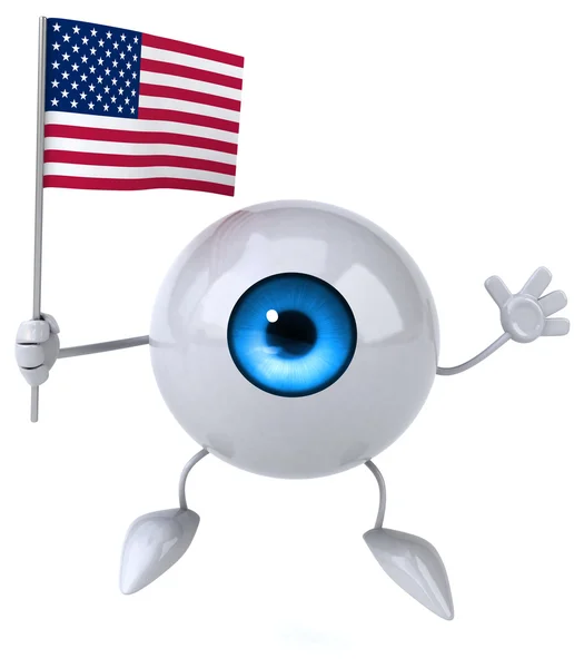 Fun cartoon eye — Stock Photo, Image